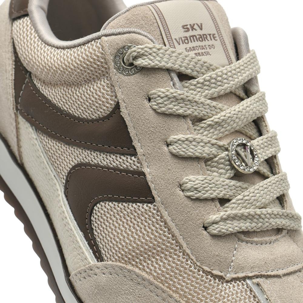 Tênis Via Marte Feminino Casual Urbano Conforto Branco 3