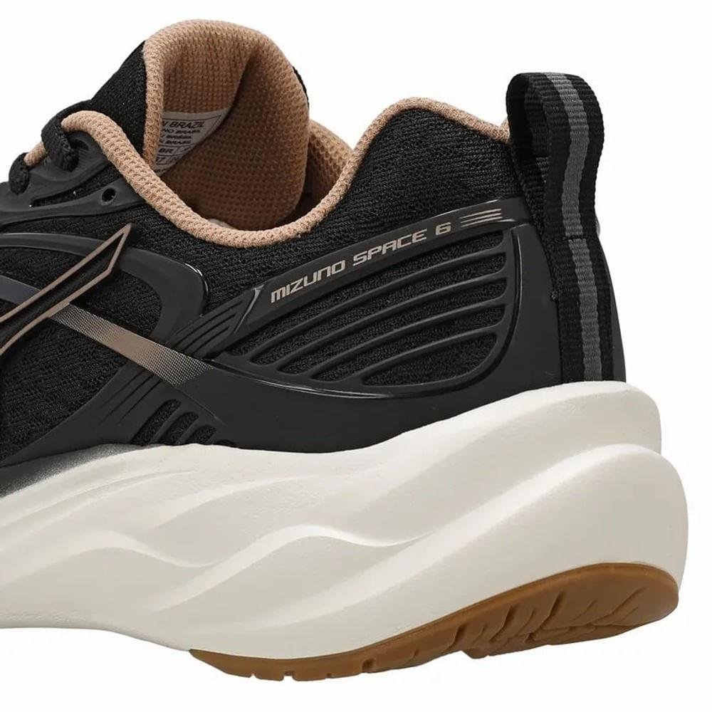 Tênis de Corrida Feminino Mizuno Space 6 Preto 5