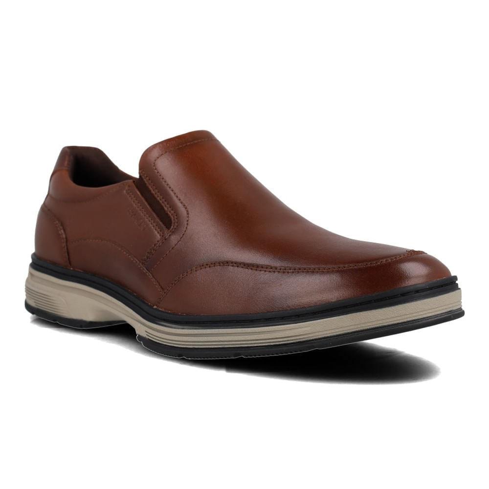 Sapato Ferracini Couro Masculino Marrom 2