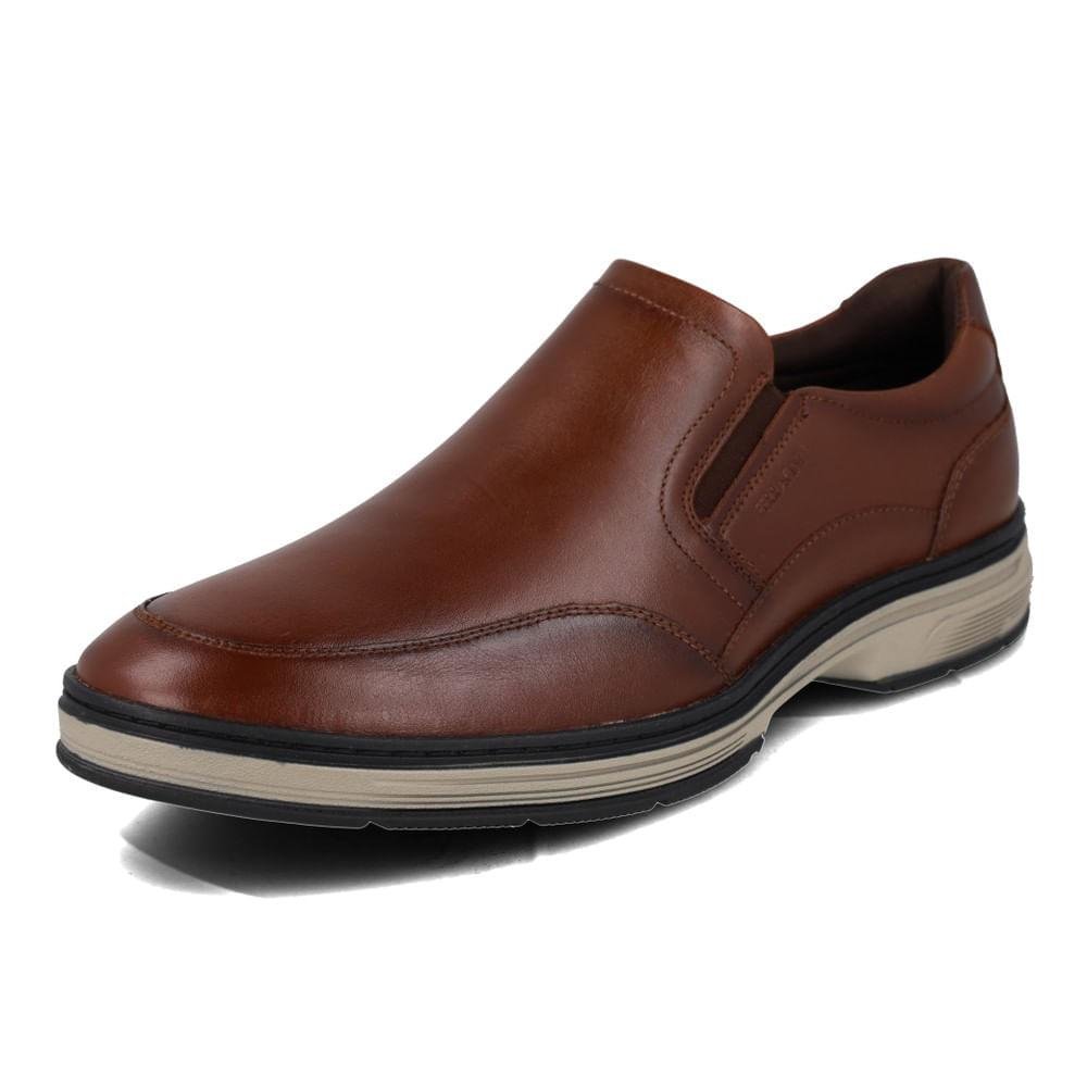 Sapato Ferracini Couro Masculino Marrom 4