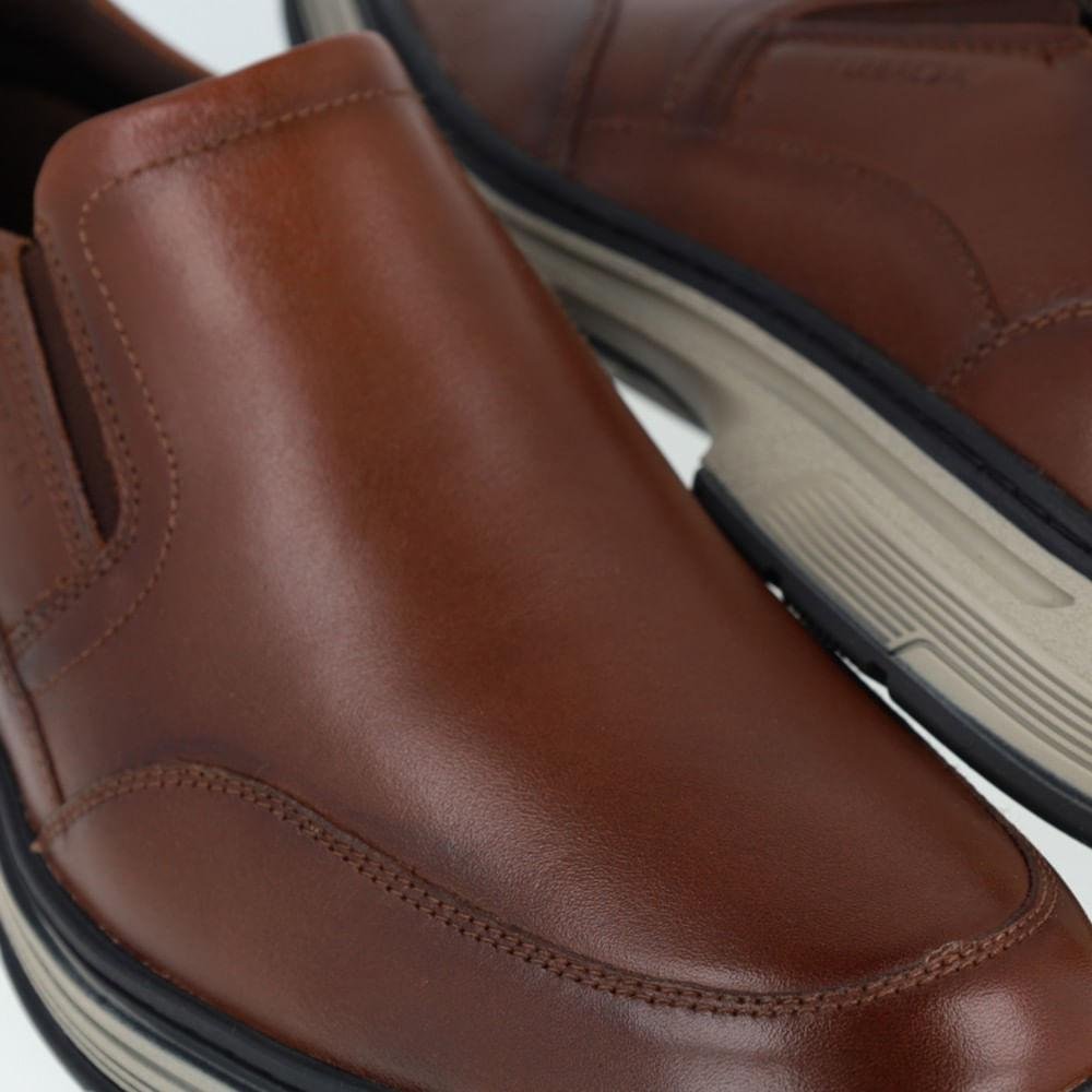 Sapato Ferracini Couro Masculino Marrom 5