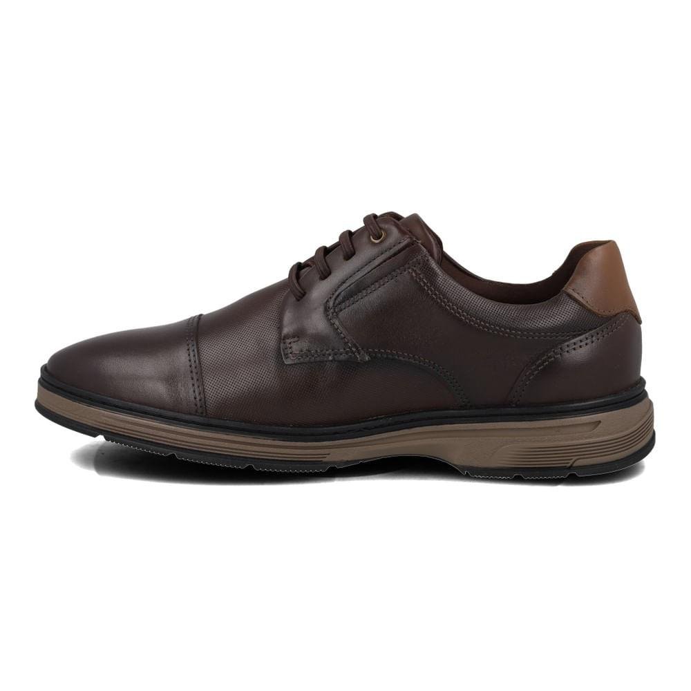 Sapato Casual Masculino Ferracini Classic Couro Marrom 3