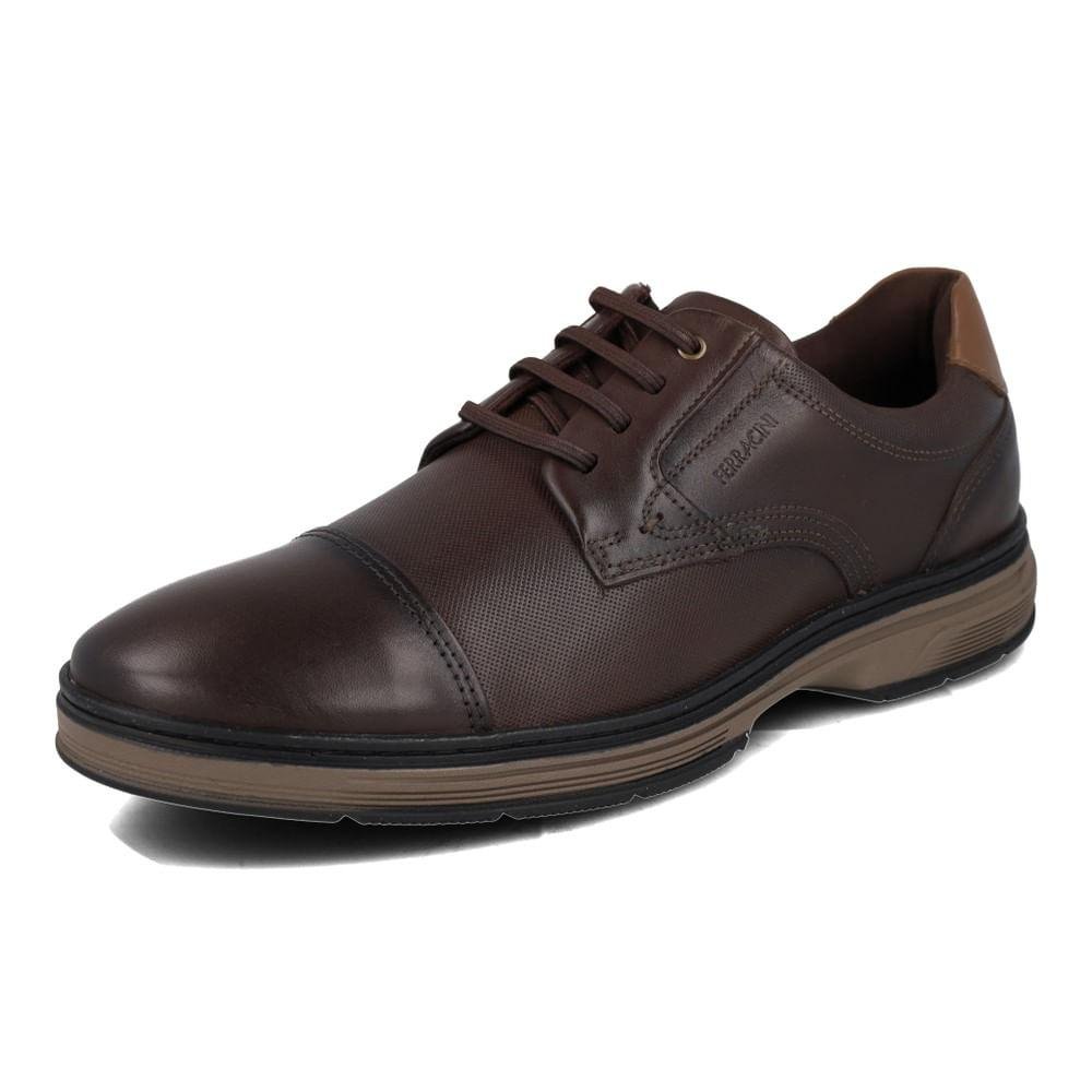 Sapato Casual Masculino Ferracini Classic Couro Marrom 4