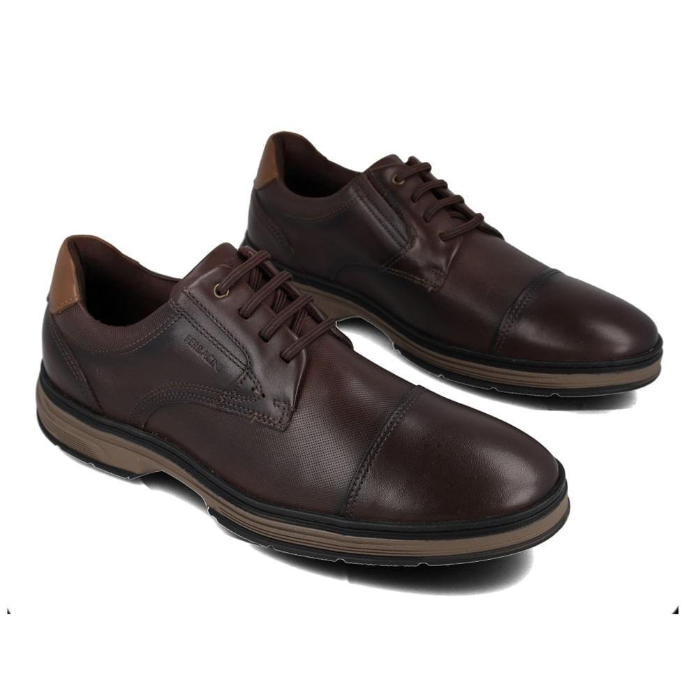 Sapato Casual Masculino Ferracini Classic Couro Marrom 6