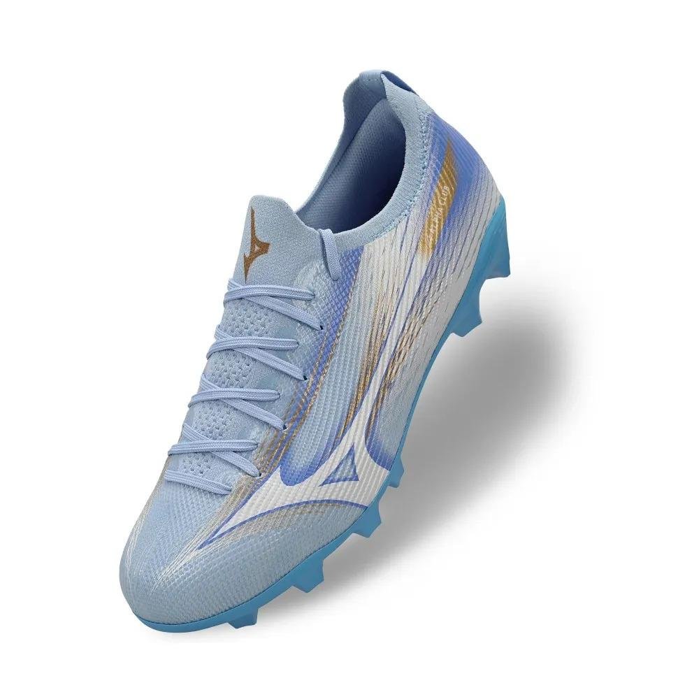 Chuteira Mizuno Alpha Club MD Masculina Campo Azul 4