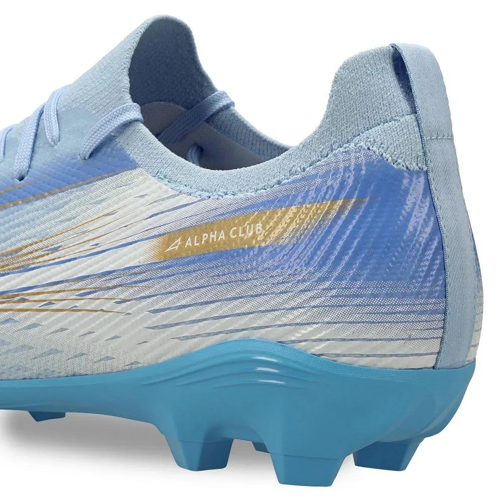Chuteira Mizuno Alpha Club MD Masculina Campo Azul 6