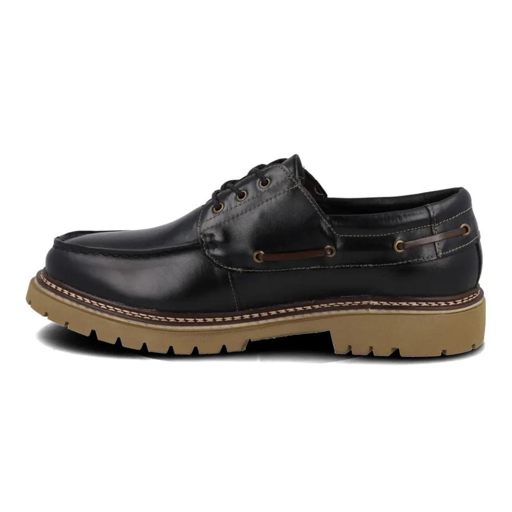 Mocassim Tratorado Masculino Ferracini Sider Couro Preto 3