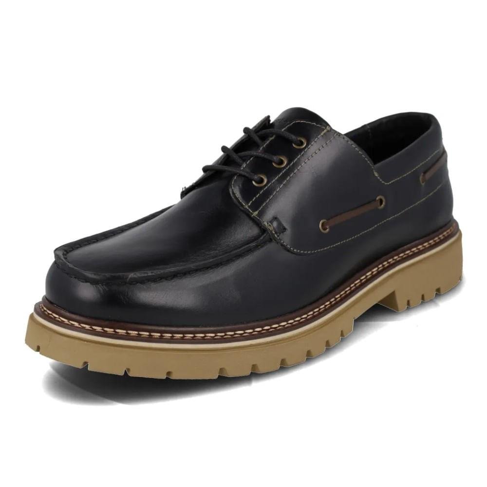 Mocassim Tratorado Masculino Ferracini Sider Couro Preto 4