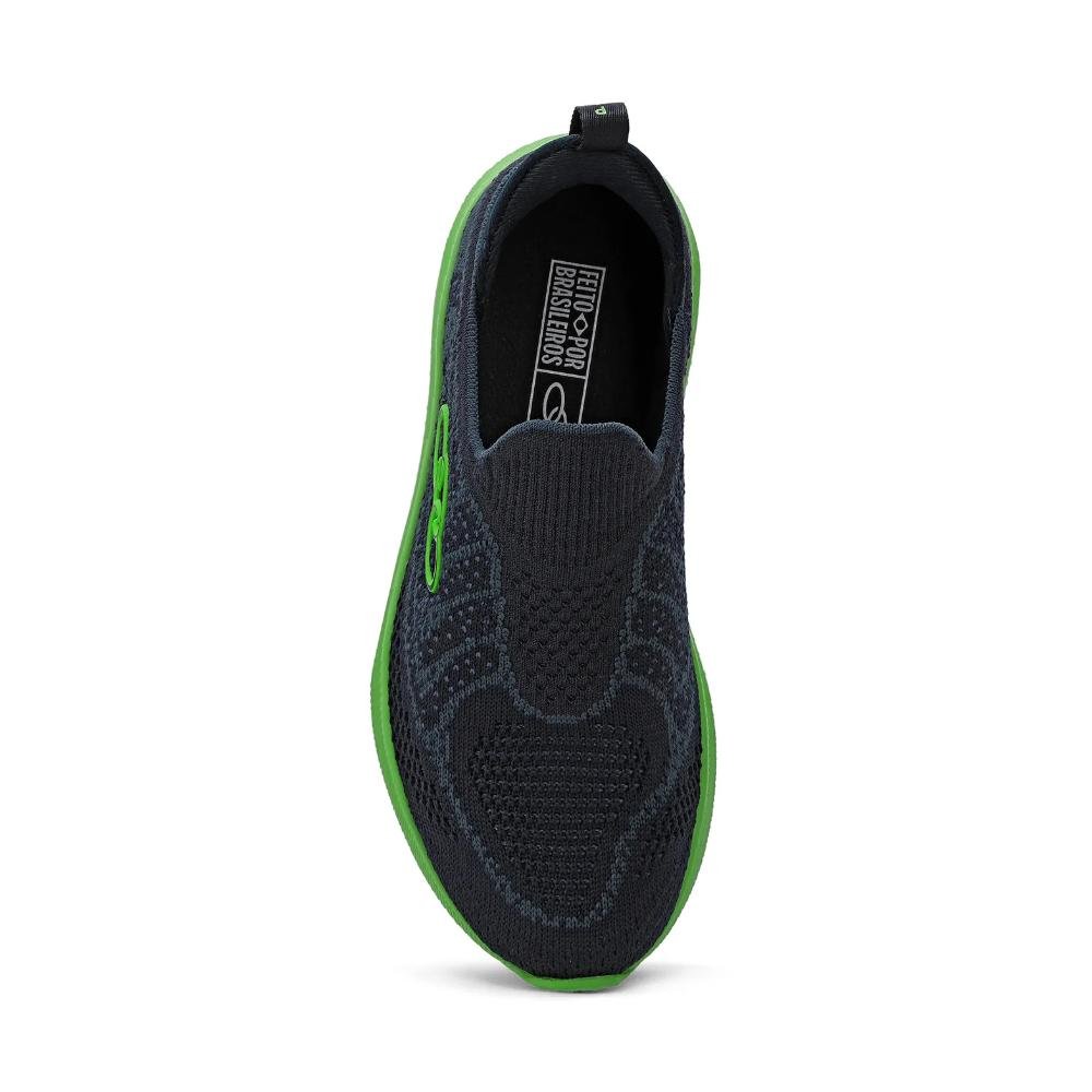 Tênis Casual Juvenil Olympikus Pixel Azul/Verde 4