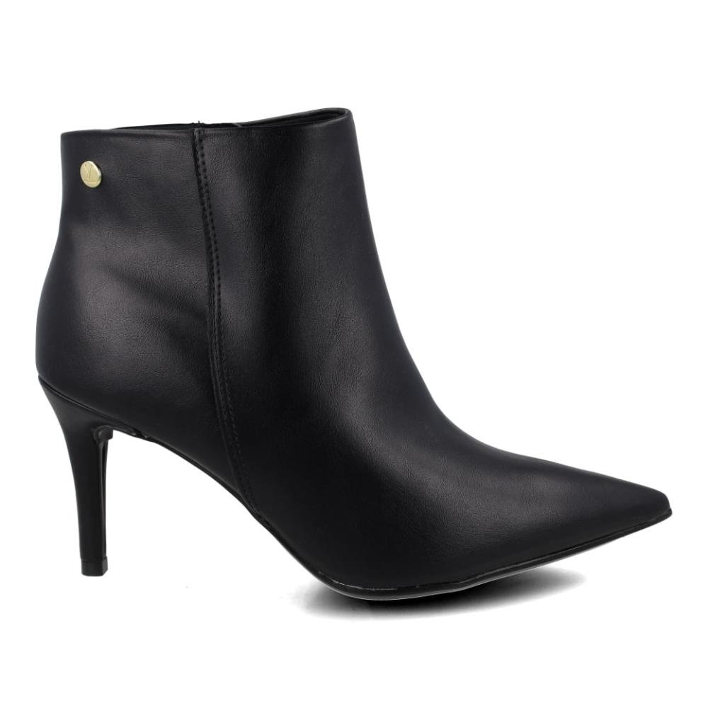 Bota Cano Curto Feminina Vizzano Middle Salto Preto 7