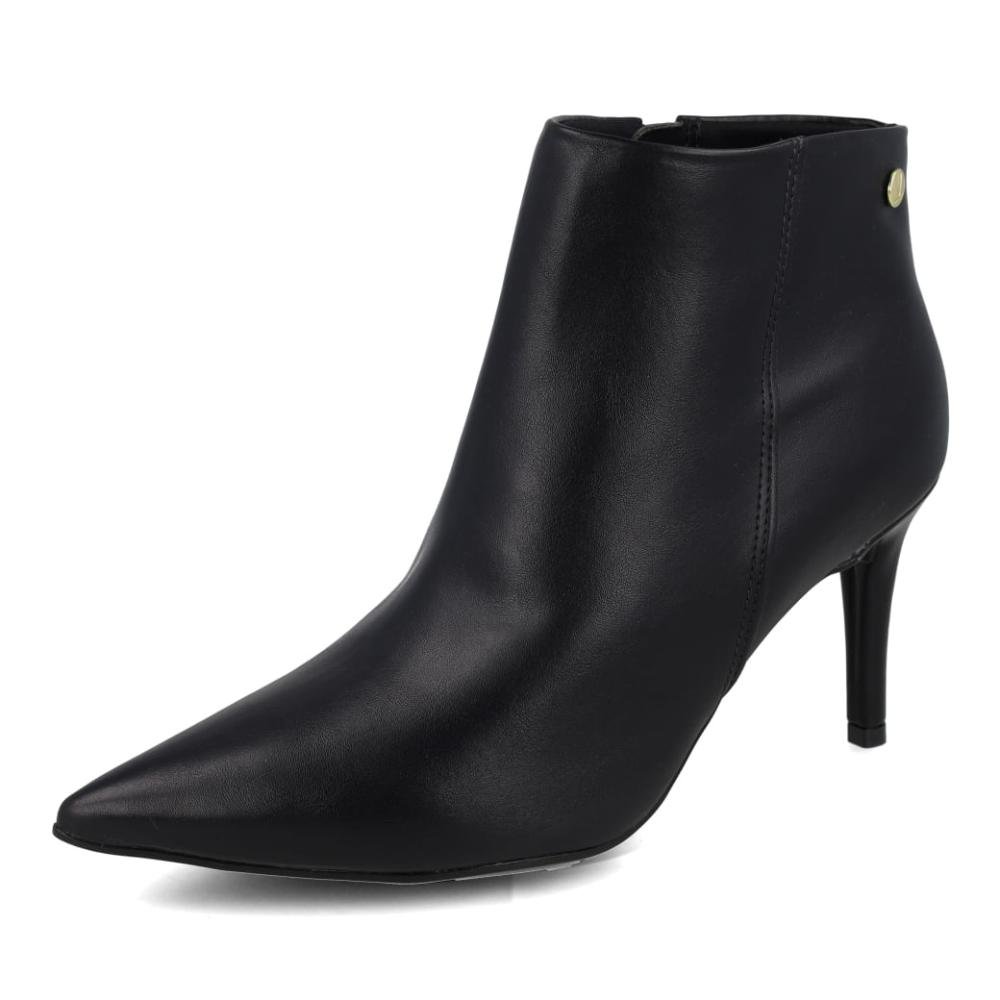Bota Cano Curto Feminina Vizzano Middle Salto Preto 3