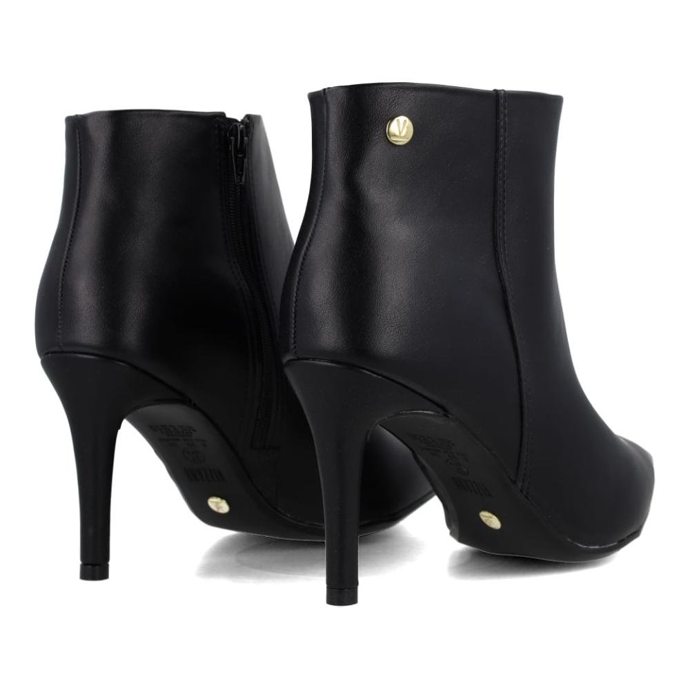 Bota Cano Curto Feminina Vizzano Middle Salto Preto 6