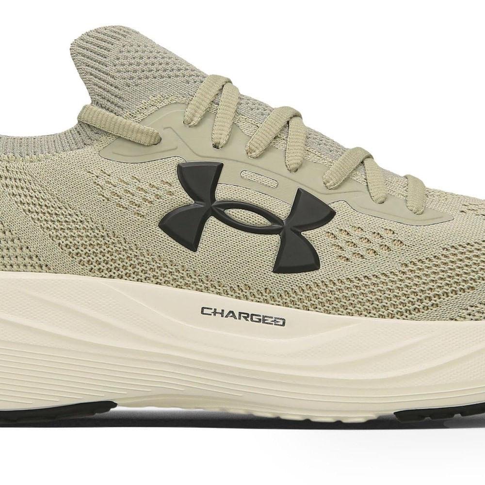 Tênis de Corrida Unissex Under Armour Charged Slight 4 Bege 2