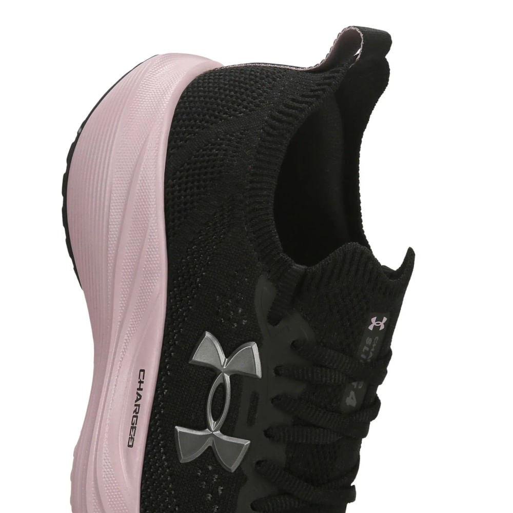 Tênis de Corrida Feminino Under Armour Charged Slight 4 Preto 3
