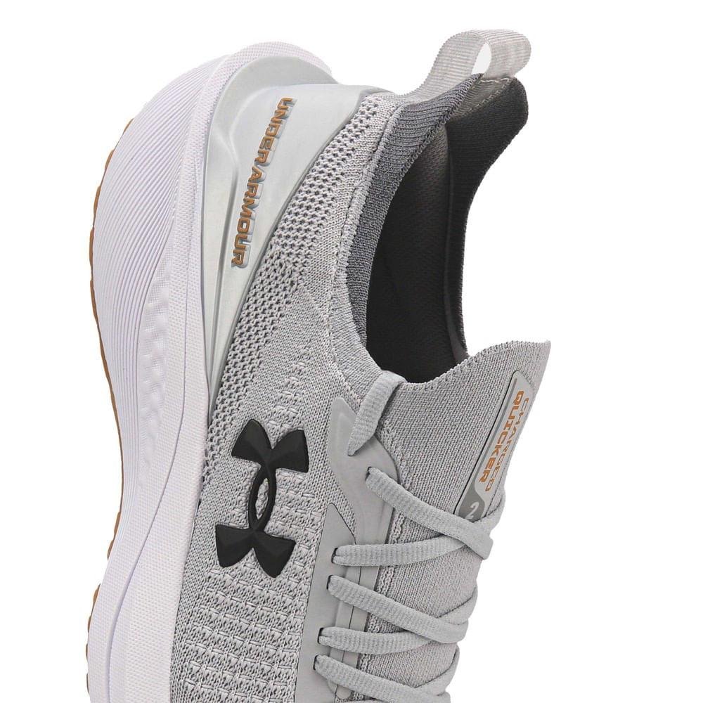 Tênis de Corrida Unissex Under Armour Charged Quicker 2 Cinza 2