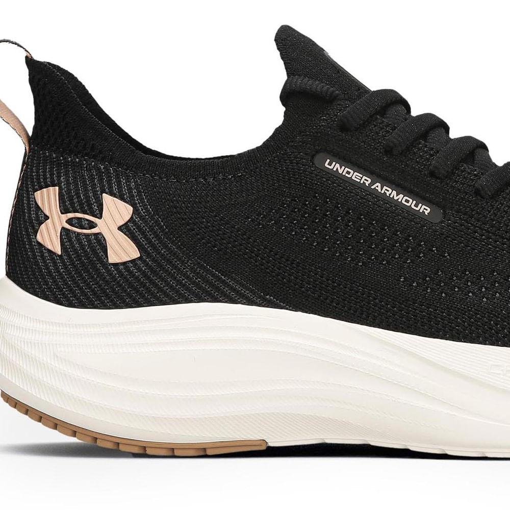 Under Armour Charged Fleek Tênis Corrida Feminino Preto 4