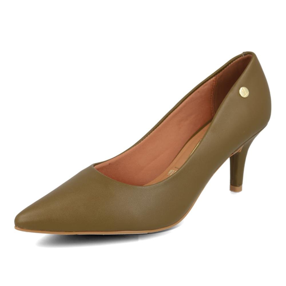 Scarpin Salto Fino Vizzano Pelica Feminino Verde 4