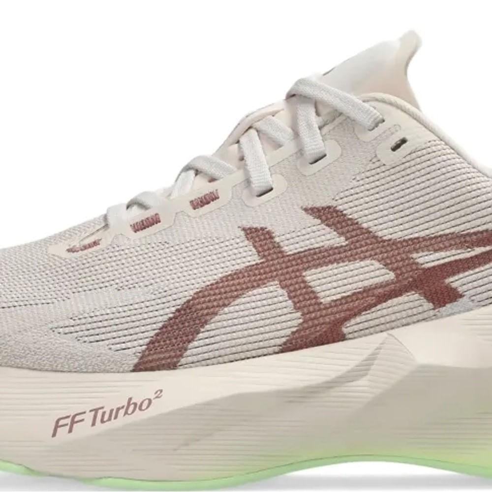 Tênis Esportivo Masculino Asics Novablast 6 Bege 5