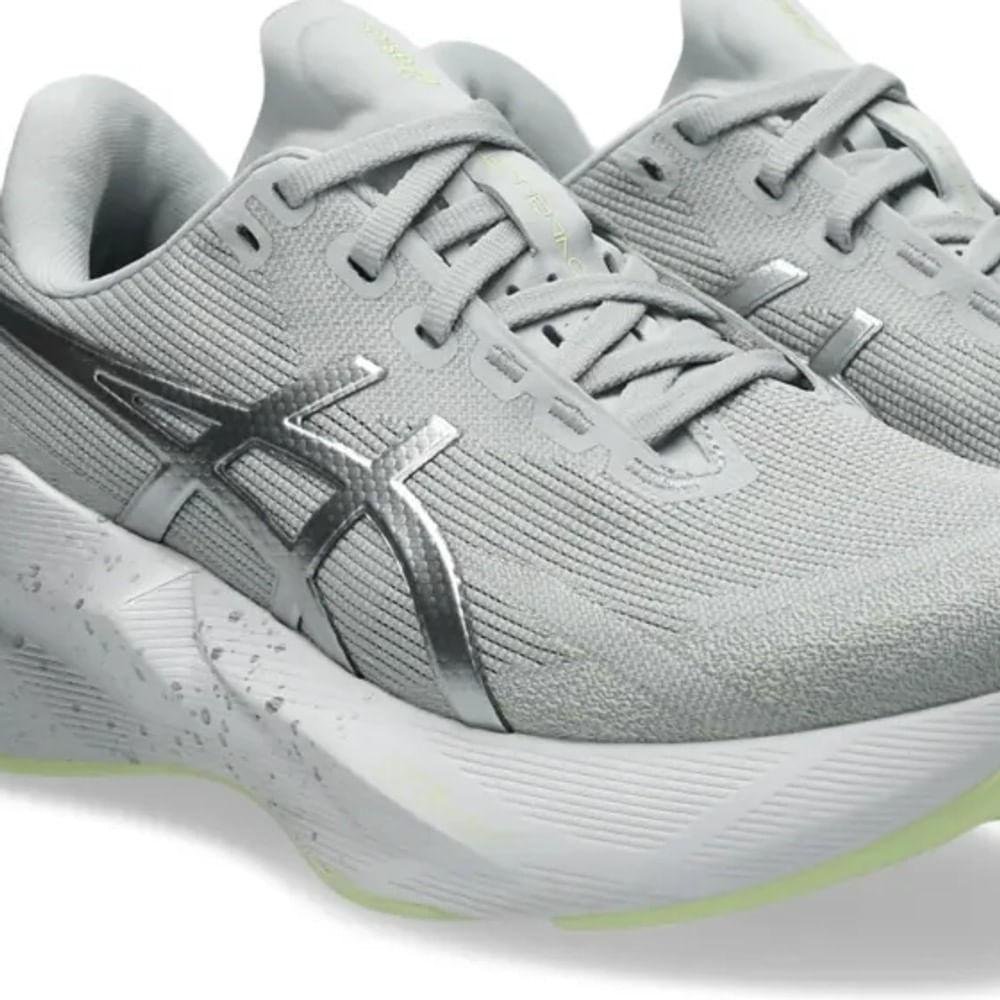 Tênis Asics Novablast 6 Corrida Unissex Amortecimento Cinza 4