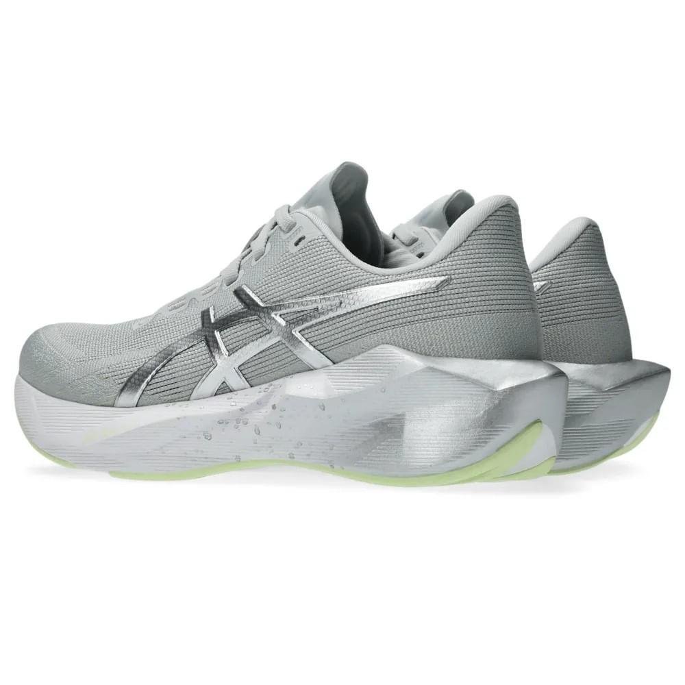 Tênis Asics Novablast 6 Corrida Unissex Amortecimento Cinza 5