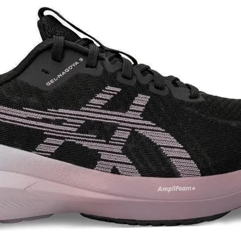 Tênis Esportivo Feminino Asics Gel-Nagoya 9 Preto Preto 3