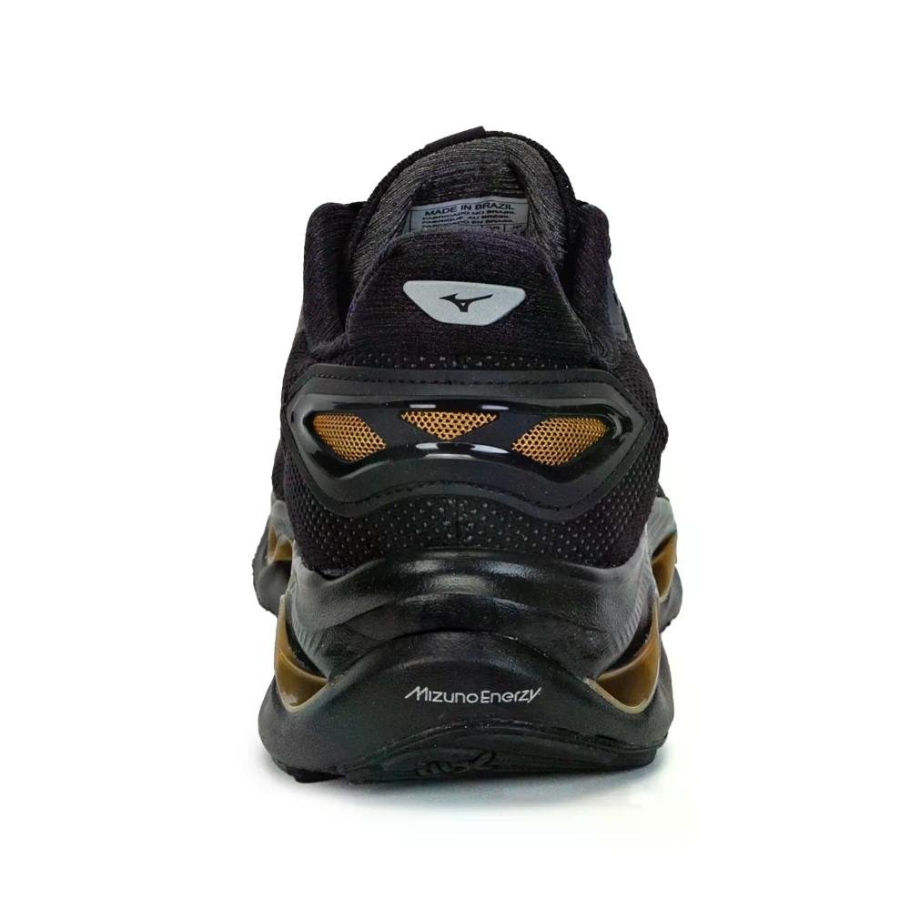 Tenis Mizuno Wave Legend 5 Corrida Masculino Preto 5