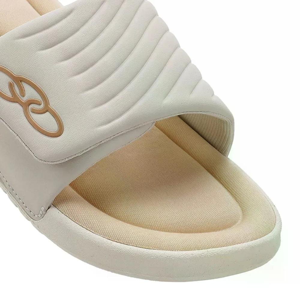Chinelo Slide Olympikus Melbourne 2 Feminino Bege 2