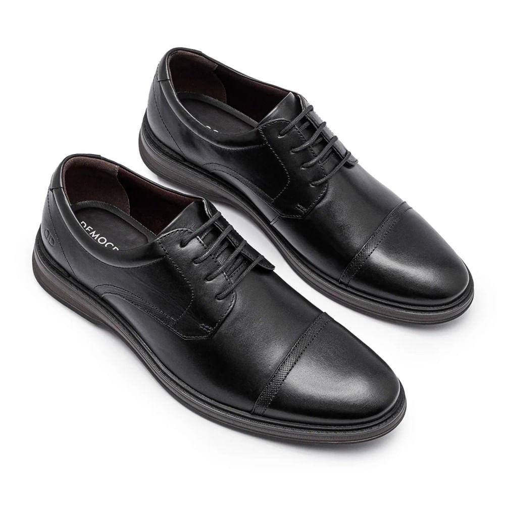 Sapato Social Democrata Noah Masculino Preto 3