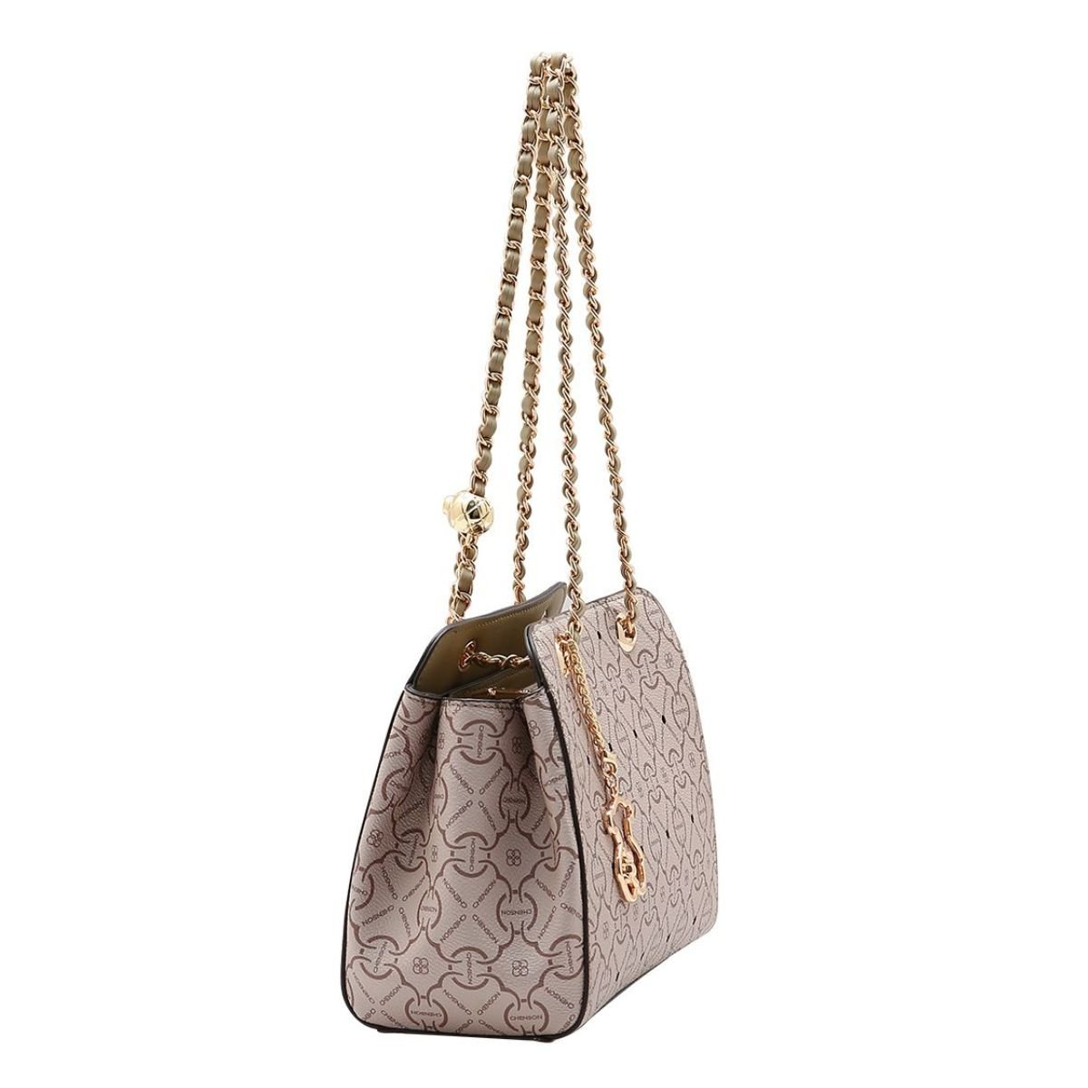 Bolsa Feminina Chenson Classic Cristal Ombro 3485359 Bege Bege 2