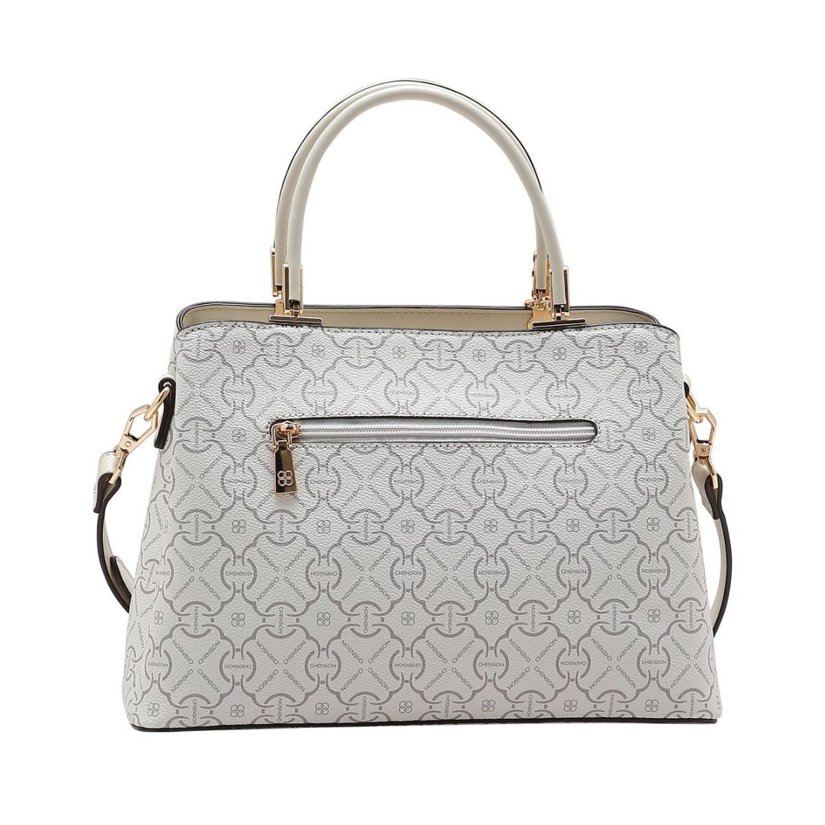 Bolsa Casual Feminina Chenson Classic Cristal 3485354 Off White Off White 3