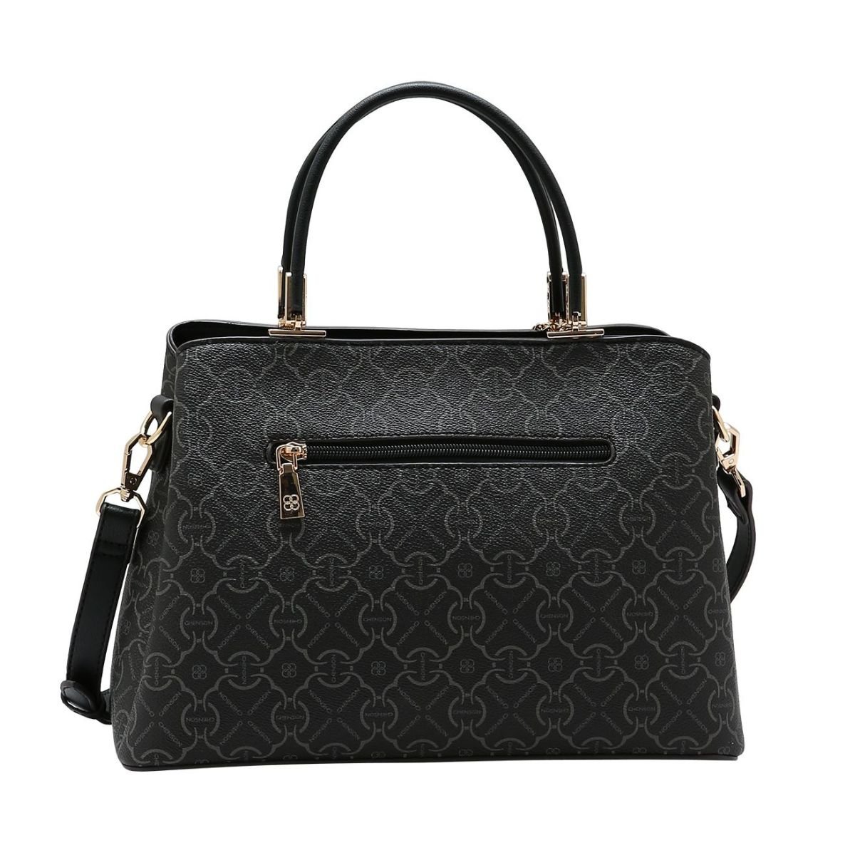 Bolsa Casual Feminina Chenson Classic Cristal 3485354 Preto Preto 3