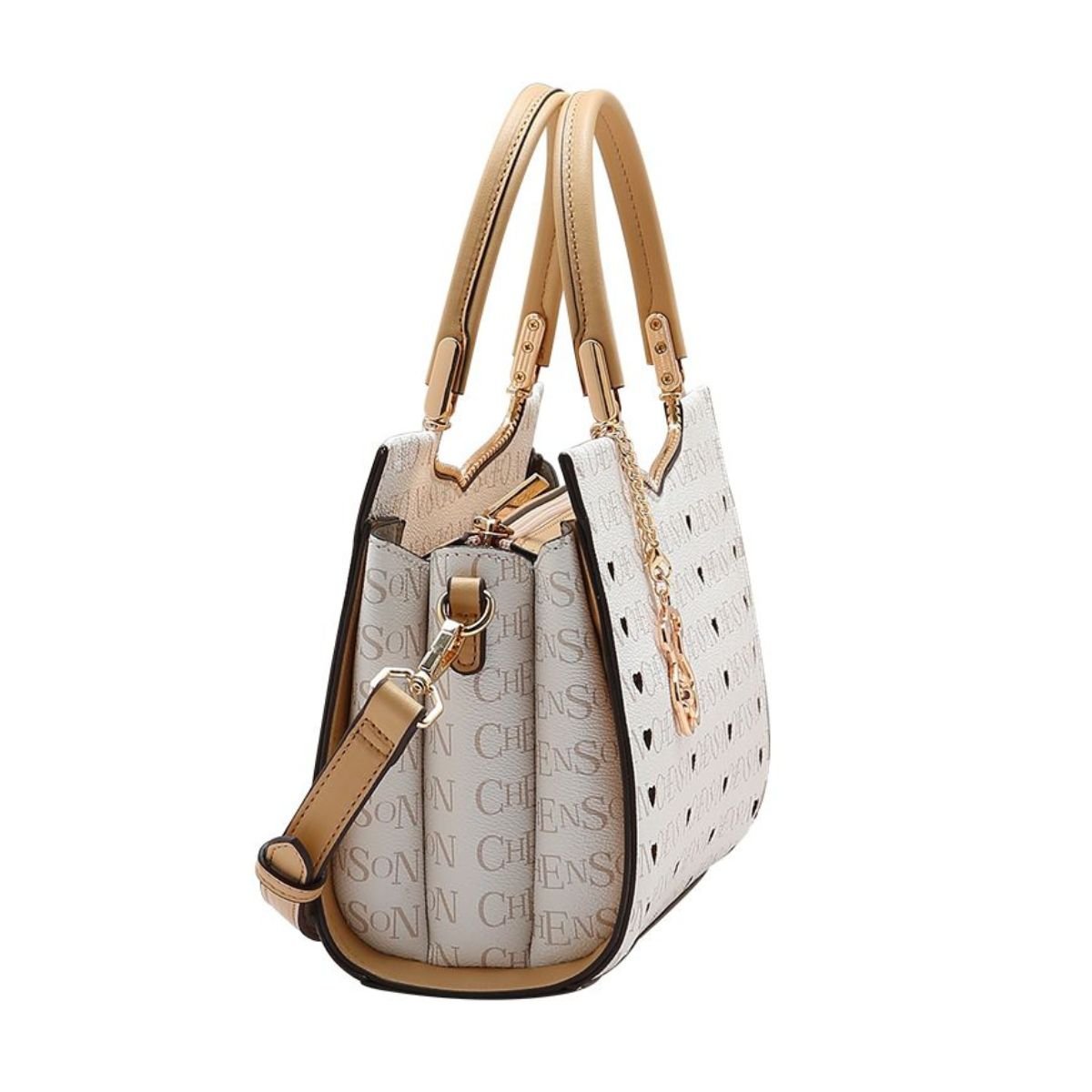 Bolsa Feminina Chenson Cristal Monograma 3485399 Off White Off White 2