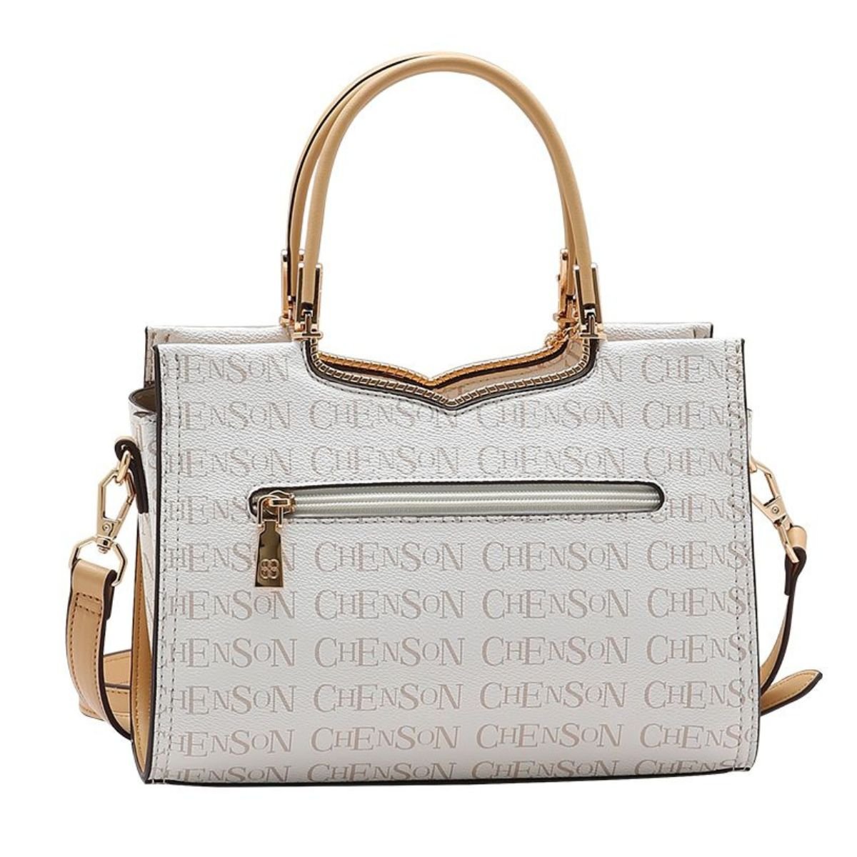 Bolsa Feminina Chenson Cristal Monograma 3485399 Off White Off White 3