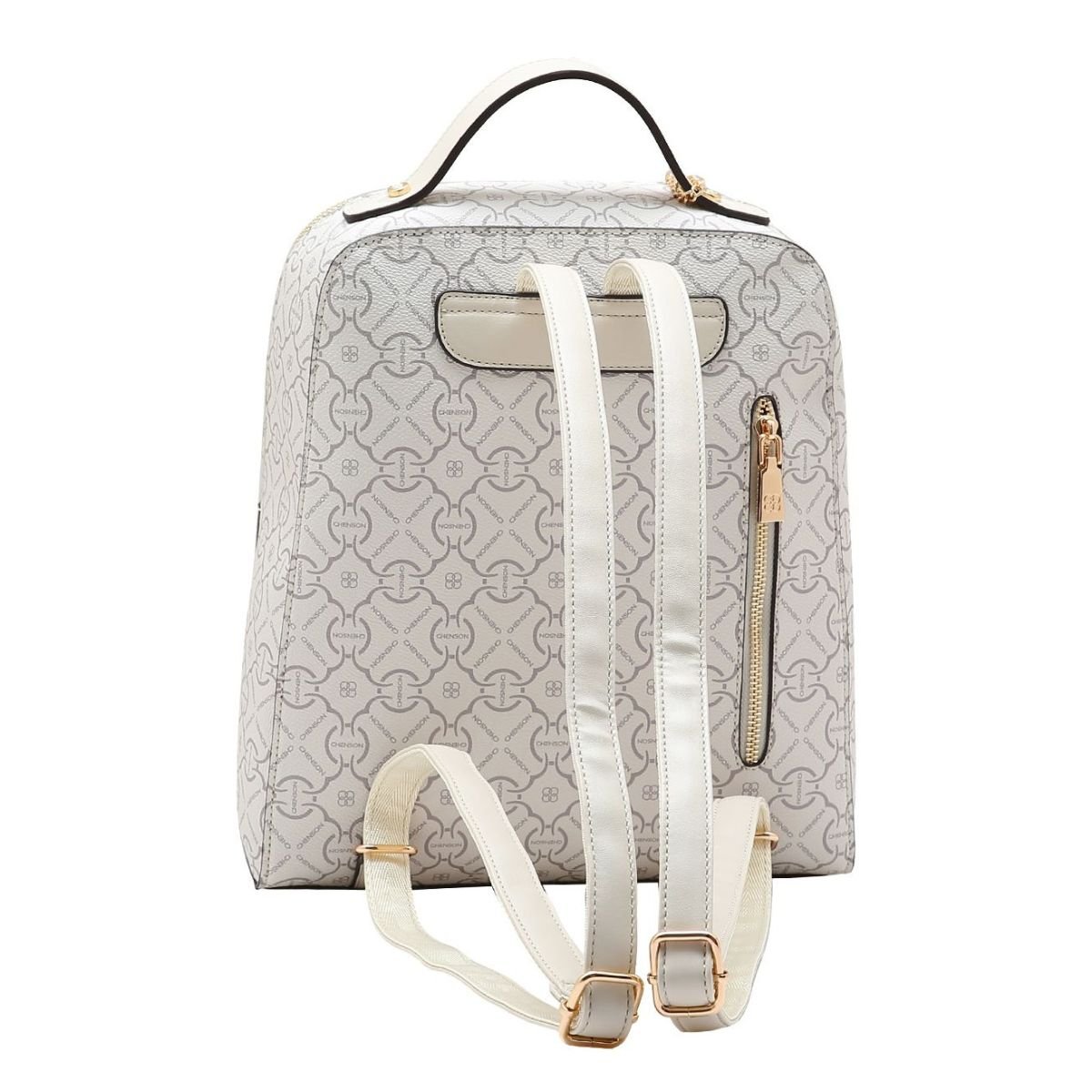 Mochila Feminina Chenson Classic Cristal Luxo 8485353 Off White Off White 3