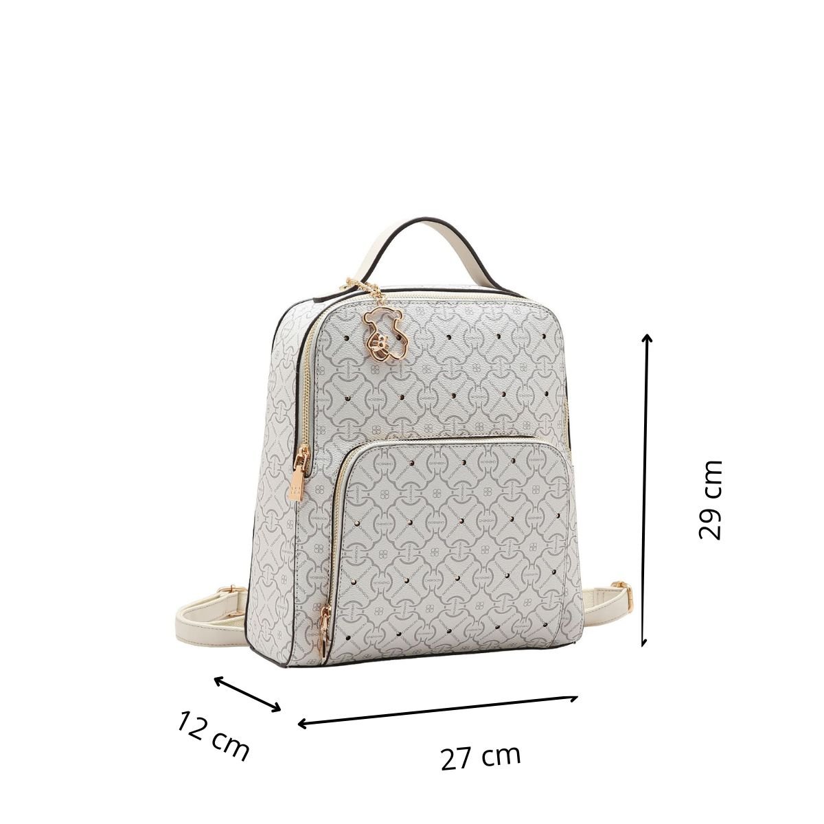 Mochila Feminina Chenson Classic Cristal Luxo 8485353 Off White Off White 4