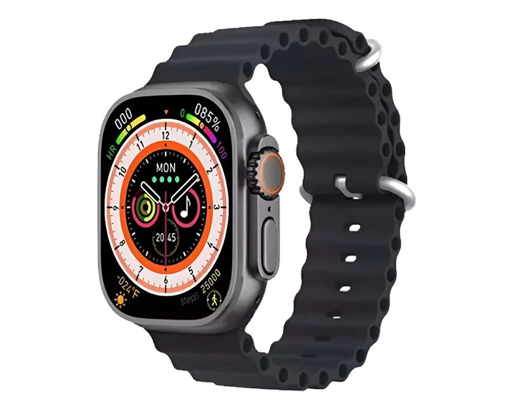 Relógio Smartwatch Cu10 Ultra 49mm + 2 Pulseiras Preto