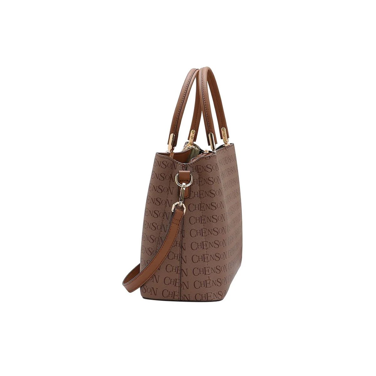 Bolsa Feminina Chenson Cristal Monograma 3485397 Café Café 2
