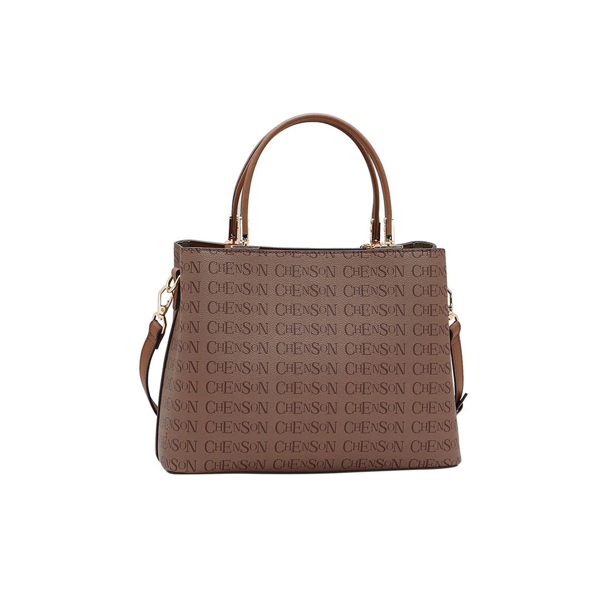 Bolsa Feminina Chenson Cristal Monograma 3485397 Café Café 3