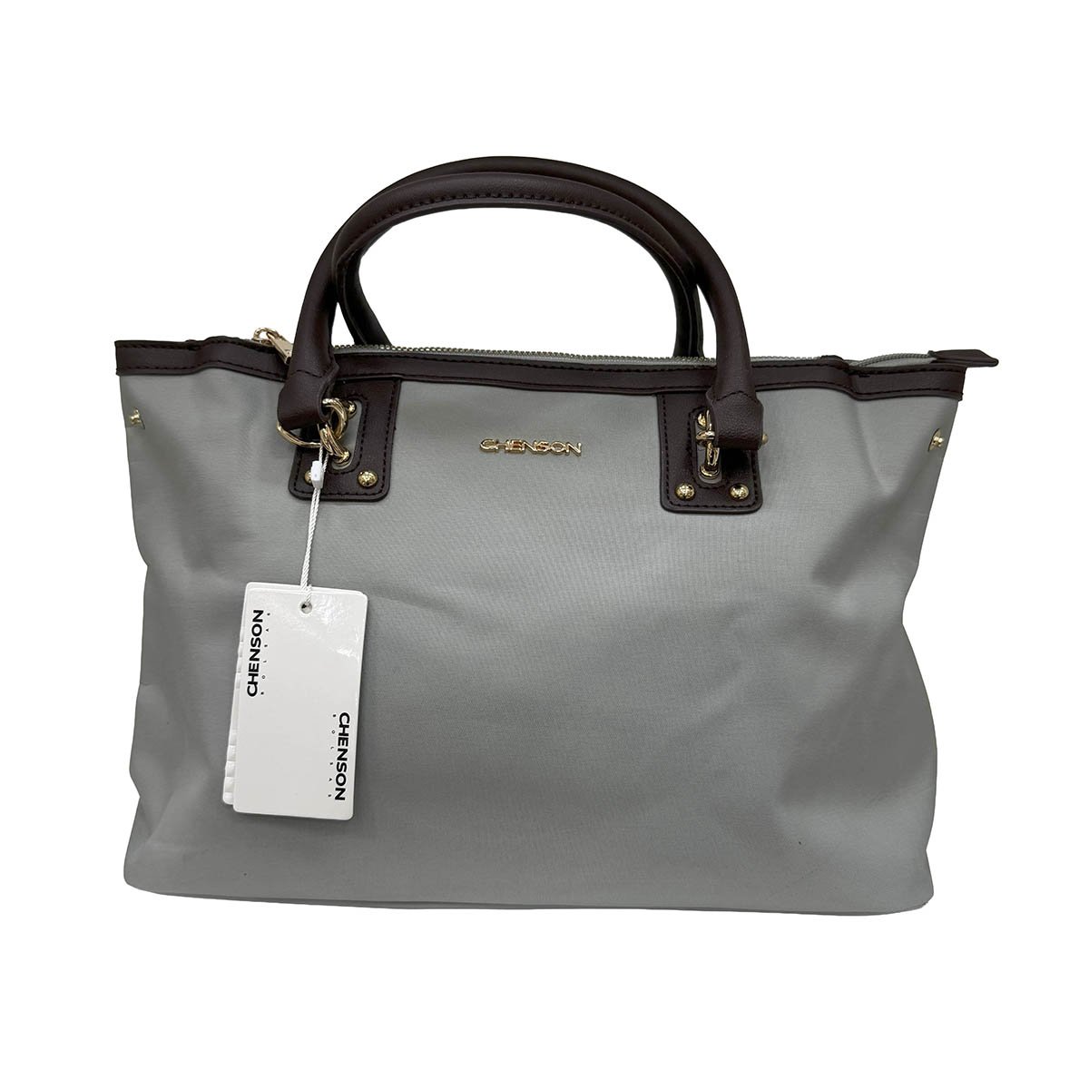 Bolsa Feminina Chenson PU 3184597 Cinza Cinza 1