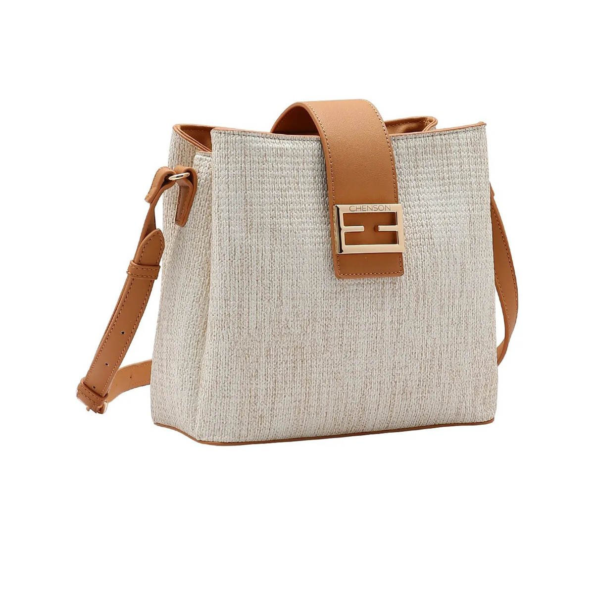 Bolsa Feminina Chenson Elegance 3485323 Off White Off White 1