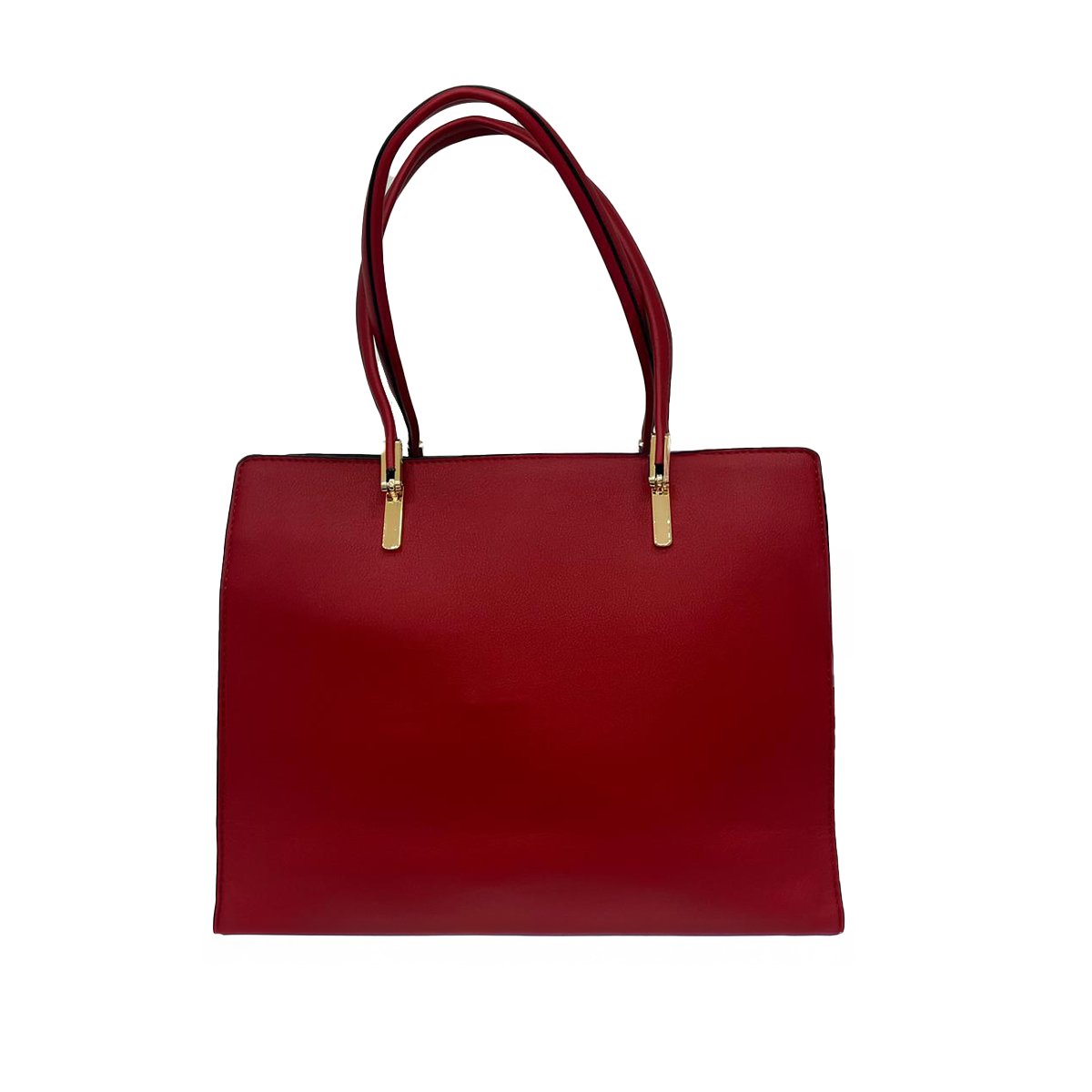 Bolsa Feminina Elegante Alça Ombro e Tiracolo em Poliuretano PU Veryrio VR3917 Vinho Vinho 3