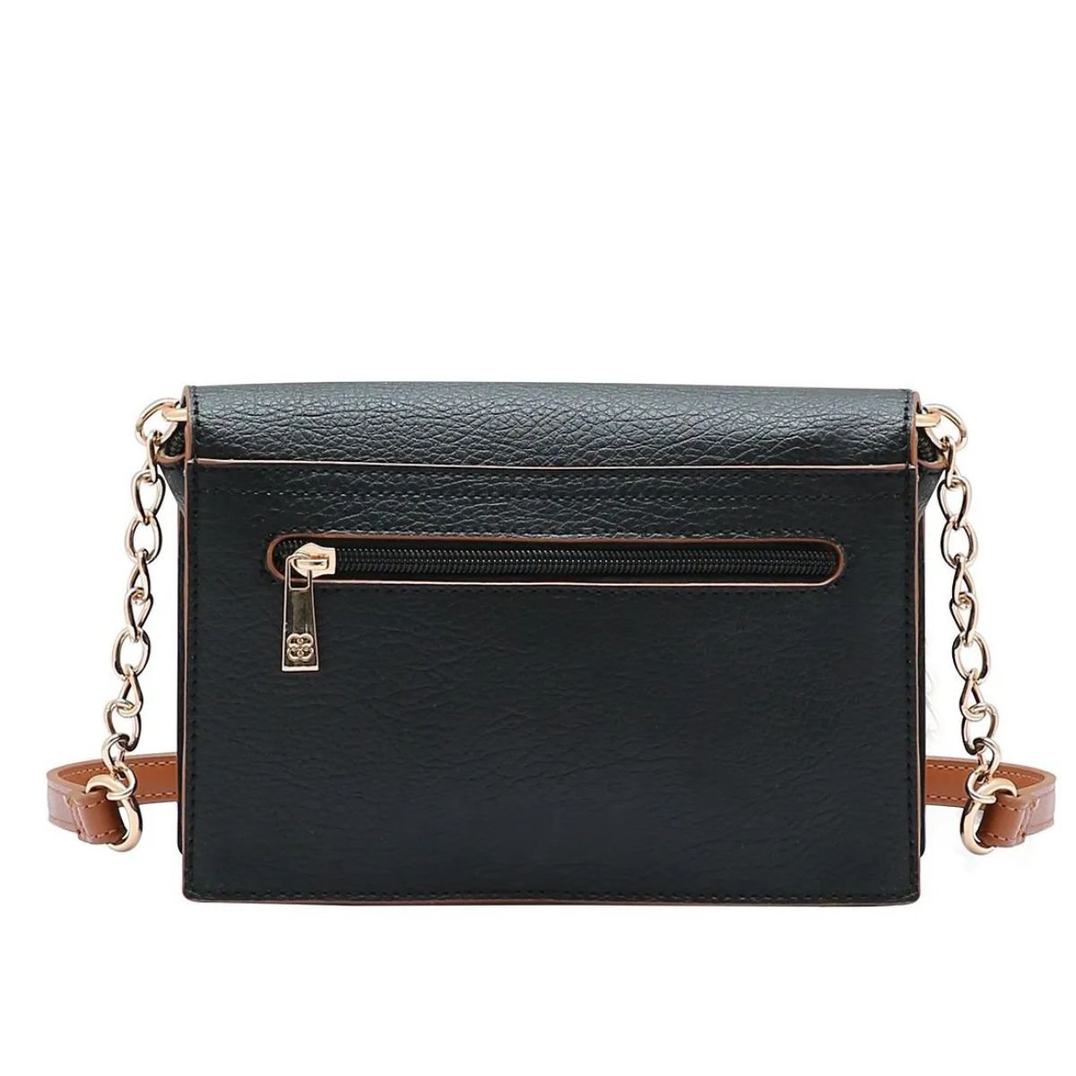 Bolsa Feminina Chenson Atemporal 3485120 Preto Preto/Marrom 3