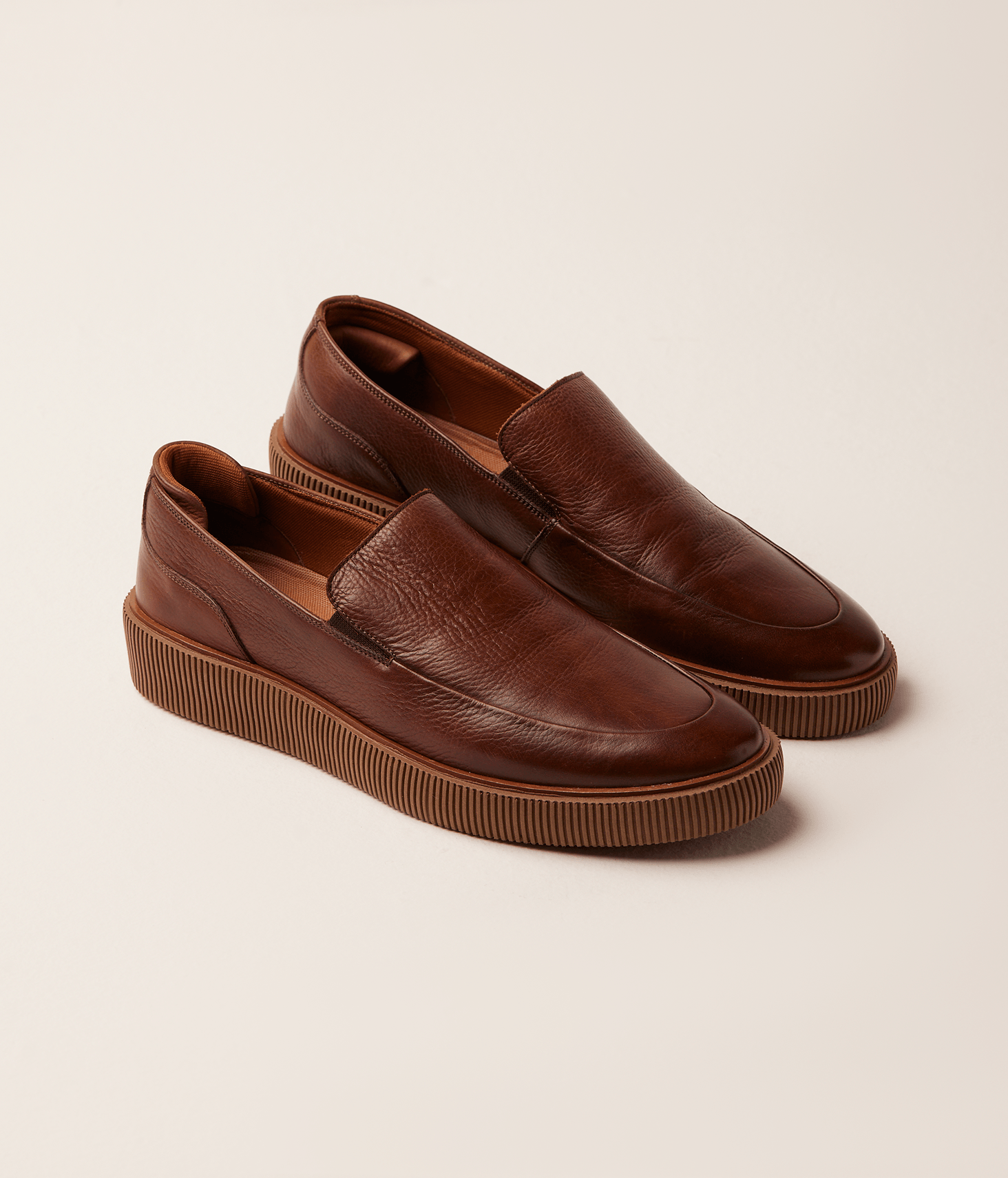 Mocassim Solado Kona Masculino Caramelo