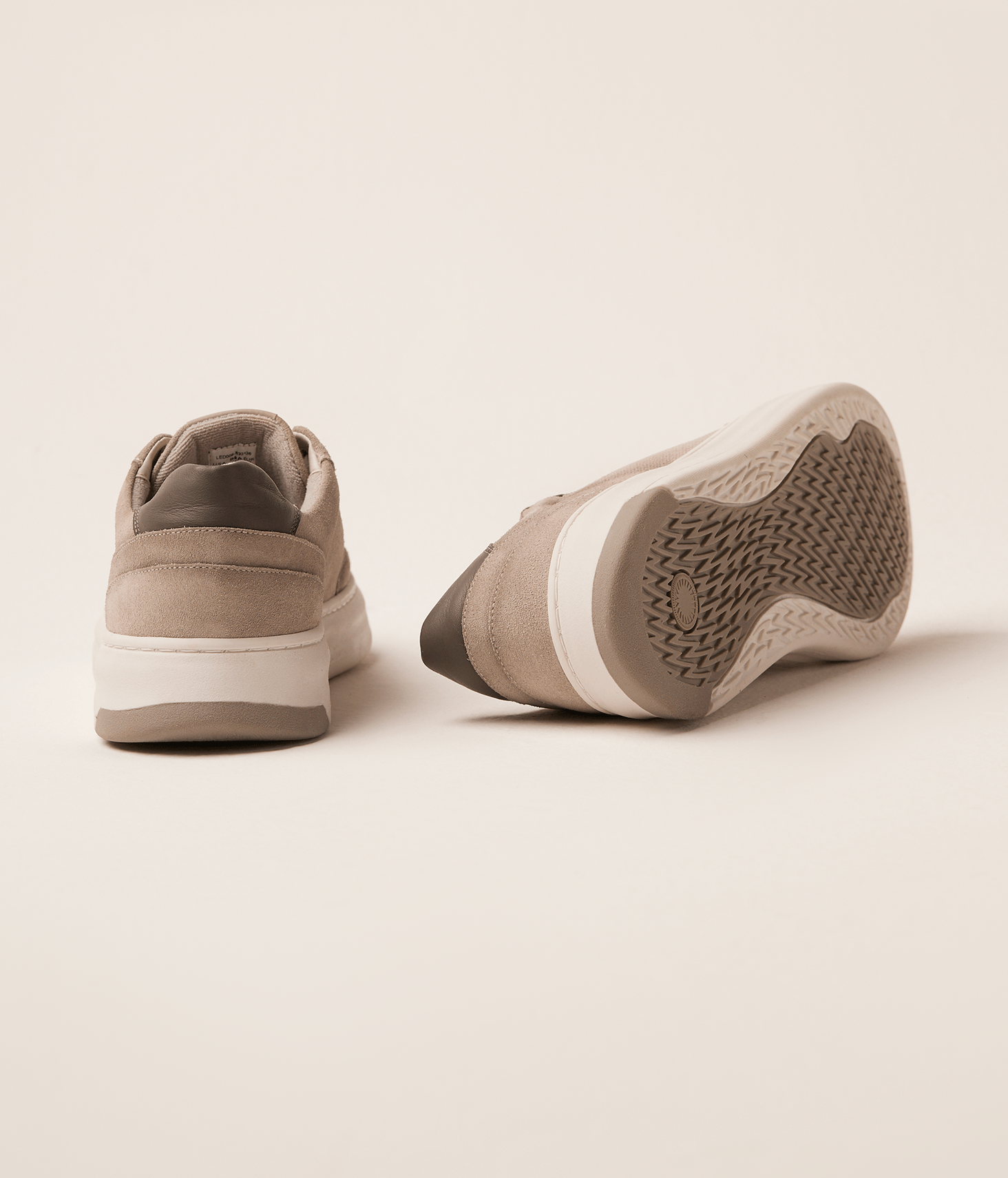 Sapatenis Suede Super Light Masculino Cinza Bege/Cinza 3