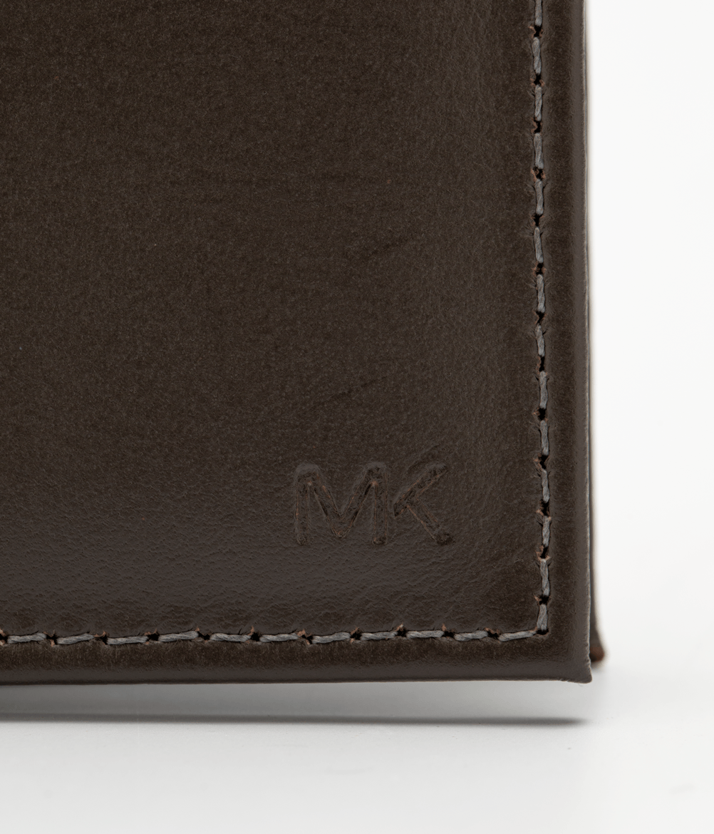 Carteira Couro Masculina Cafe Café 2