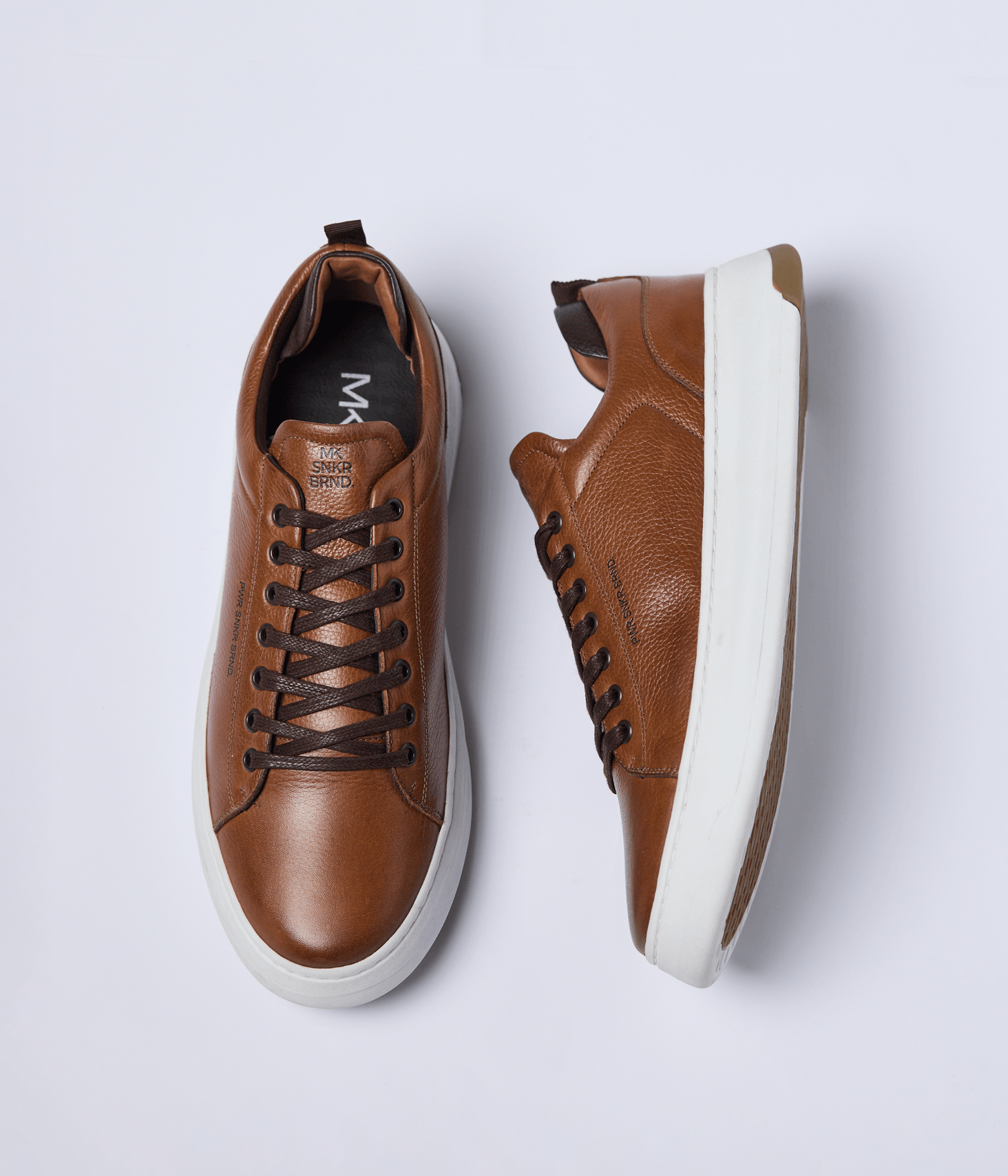 Sapatenis Makenji Com Pepa Conforto E Sola Alta Masculino Caramelo Marrom 2