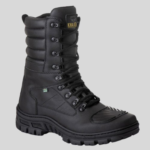 Bota Coturno Militar Motociclista Preta Masculino Feminino