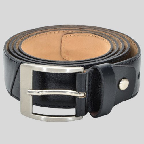 Cinto Social De Couro Legitimo Masculino Preto Cafe Fivela