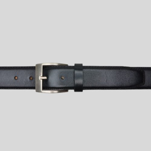 Cinto Social De Couro Legitimo Masculino Preto Cafe Fivela Preto 2