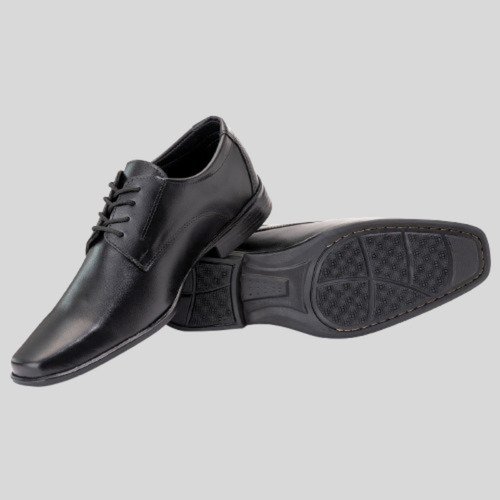 Sapato Social Masculino Preto Couro Cadarco Confort Leve Preto 8
